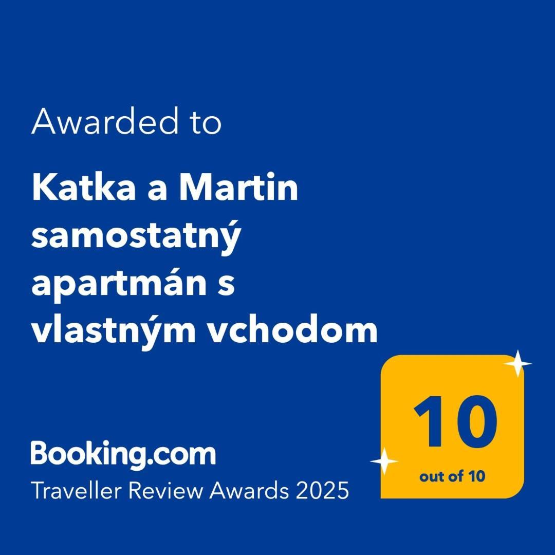 Katka A Martin Samostatny Apartman S Vlastnym Vchodom Liptovsky Mikulas Exterior photo